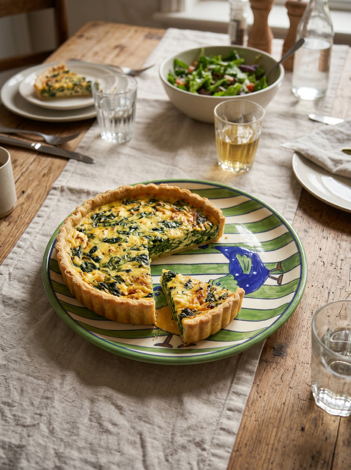 Meadow Hens Cake Plate