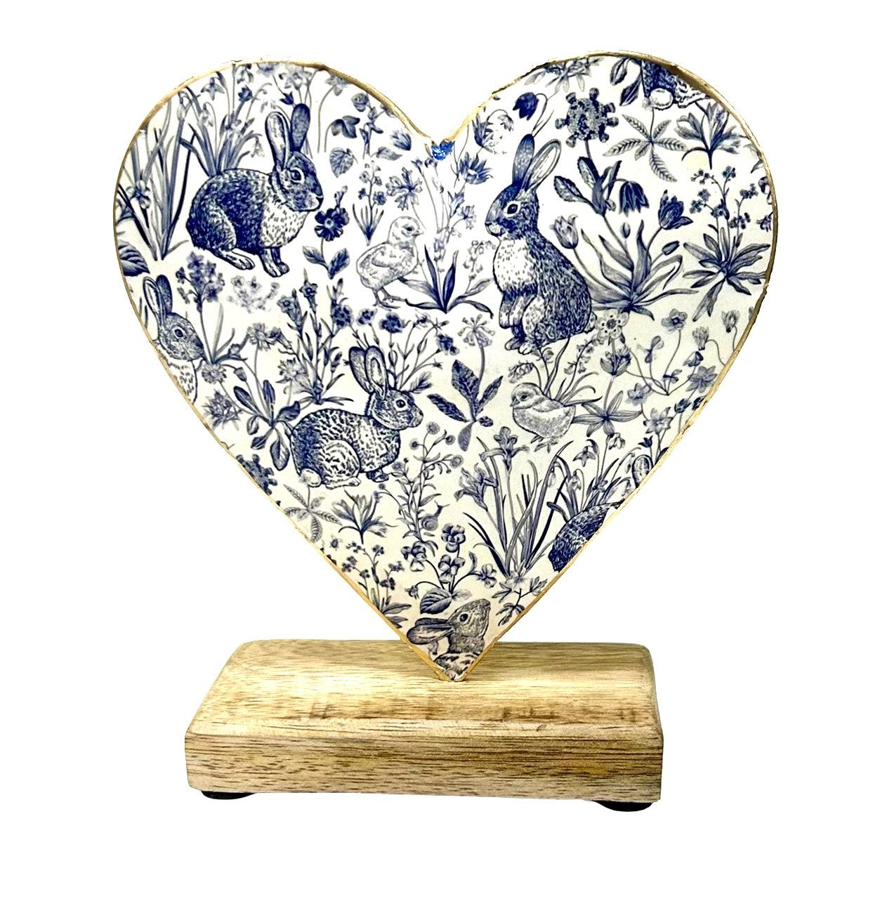 Toile Spring Pastures Heart Sculpture