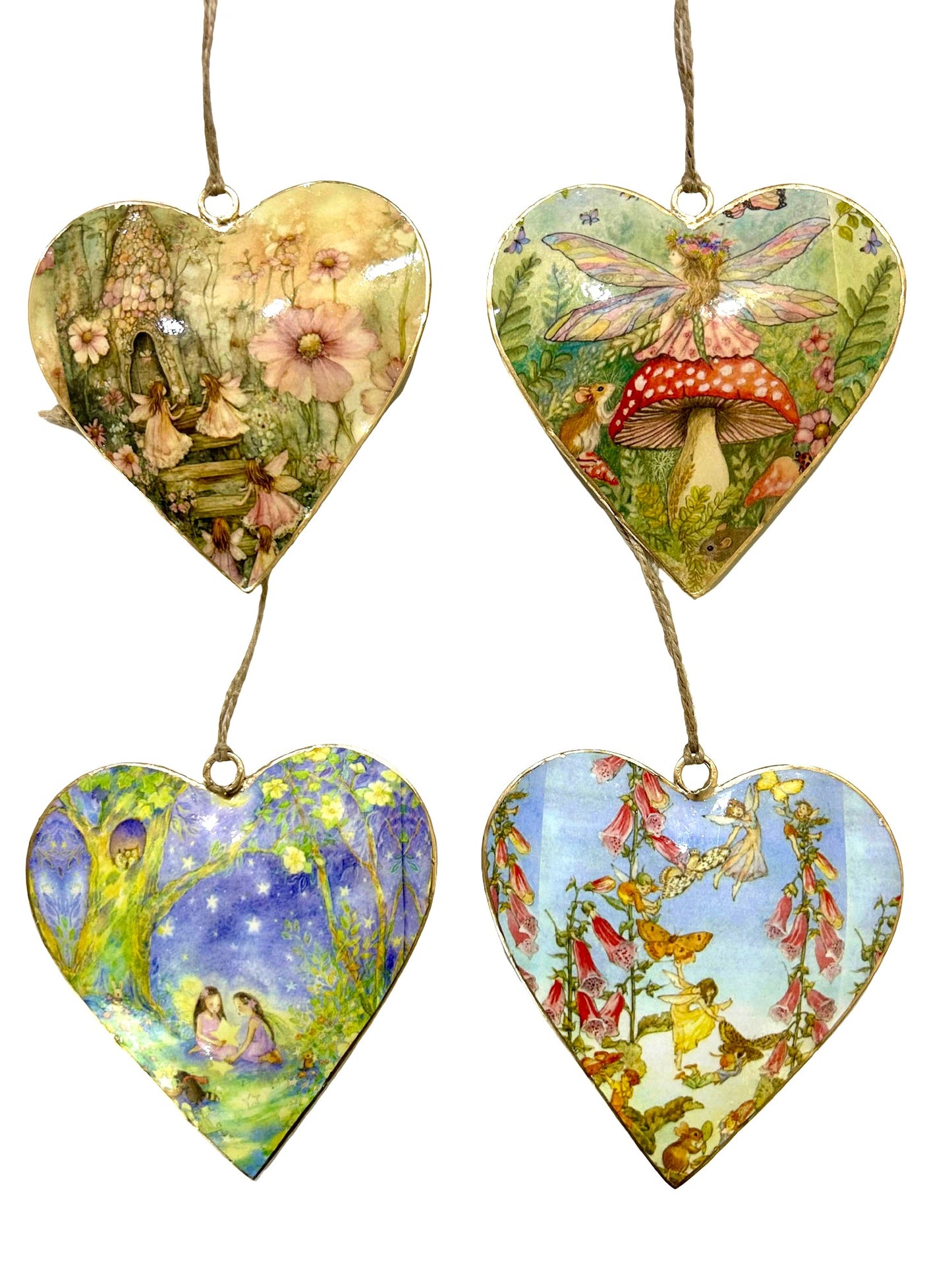Woodland Fairy Hanging Heart Set