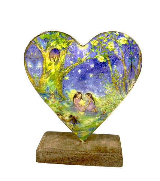 Twilight Fairy Heart Sculpture