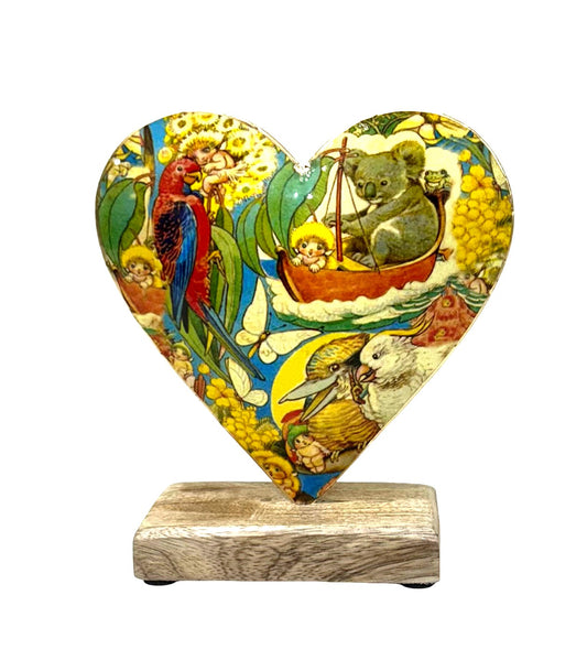 Australiana Bush Baby Heart Sculpture