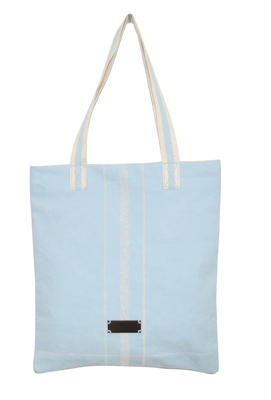 Pale Blue Cotton Carry Bag
