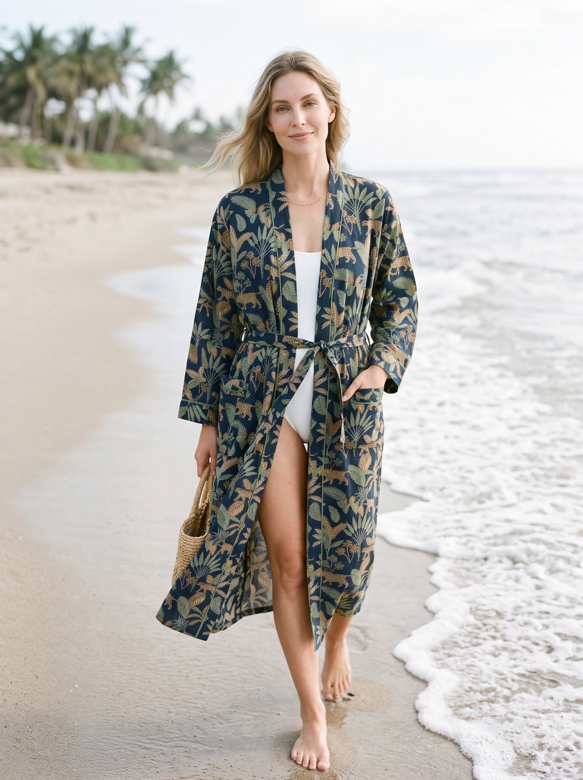 The Sunder Leopard Kimono Robe