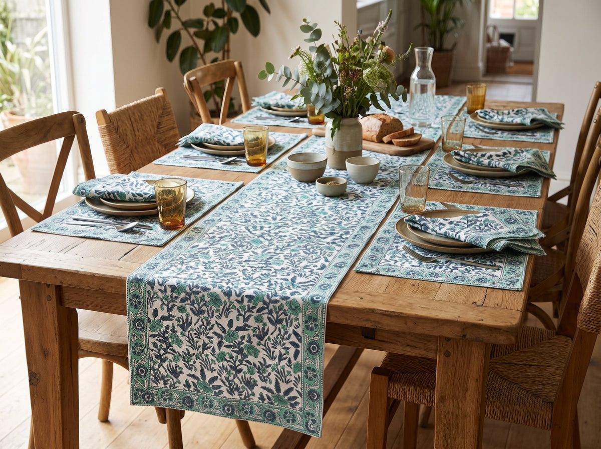Emerald Meadow Table Runner