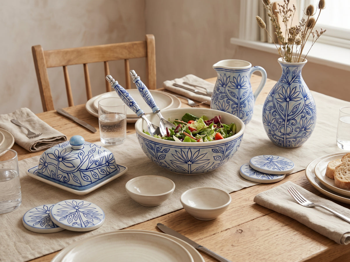 Talavera Oasis Ceramic Vase
