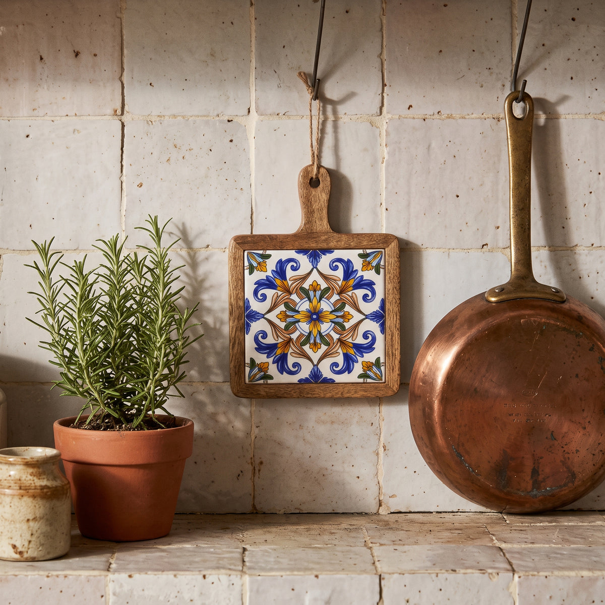 Royal Azulejo Single Tapas Board