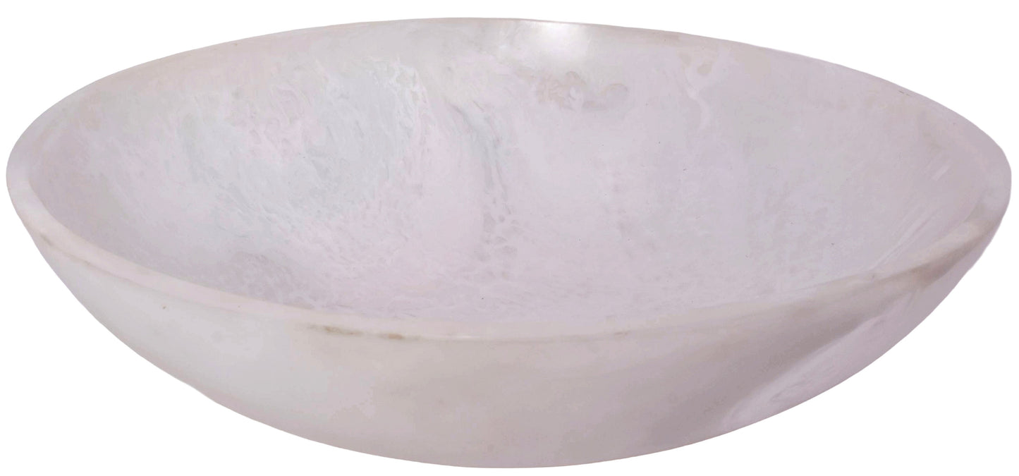 Pearl White Salad Bowl