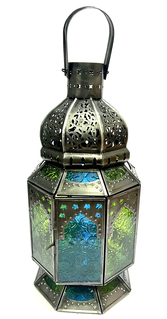 Turquoise /green brass antique