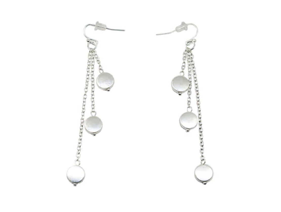 Silver Drop Earrings