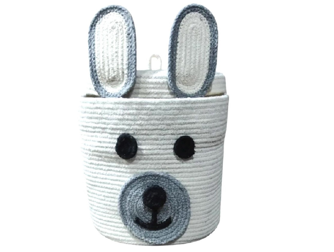 White Rabbit Hand-woven Storage Basket