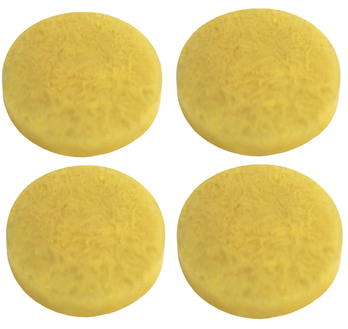 Lemon Yellow Resin Coasters