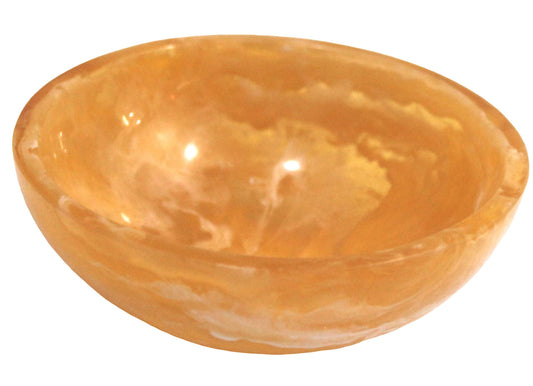 Amber Resin Bowl