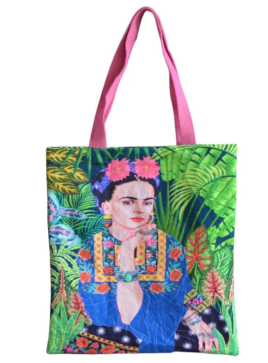 Frida with Bracelet Canvas Bag