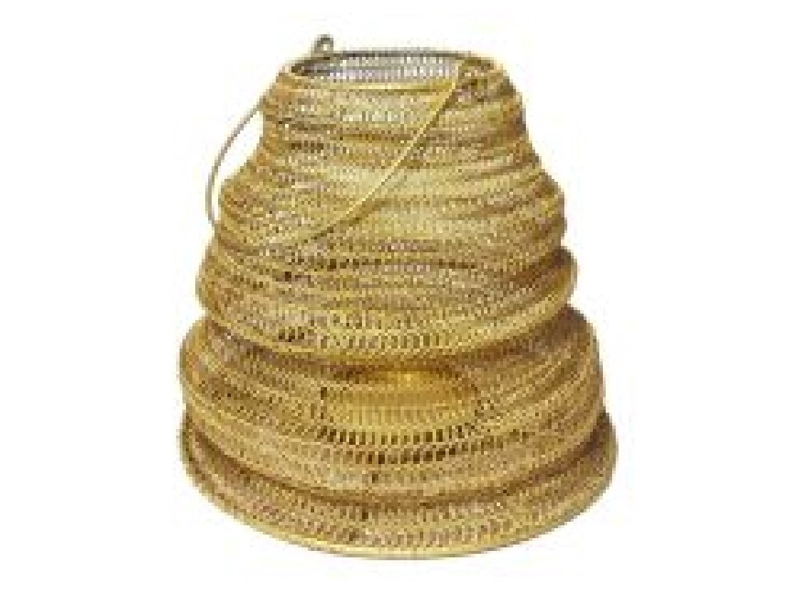 Medium brass wire lantern