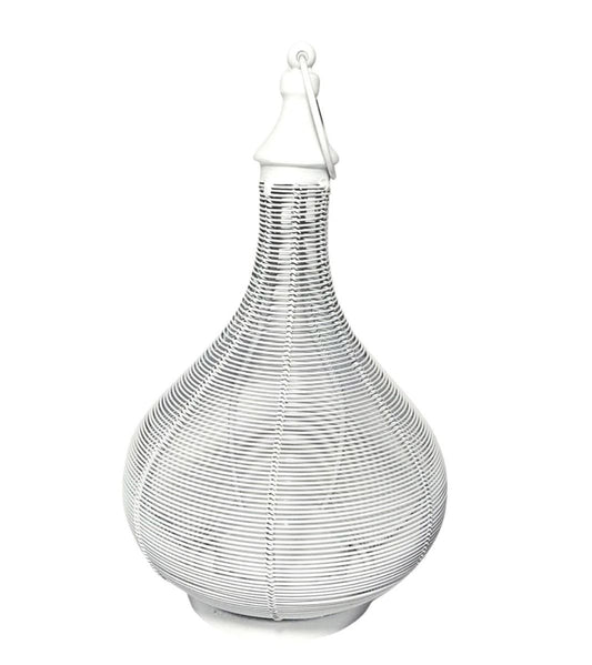 White iron lantern