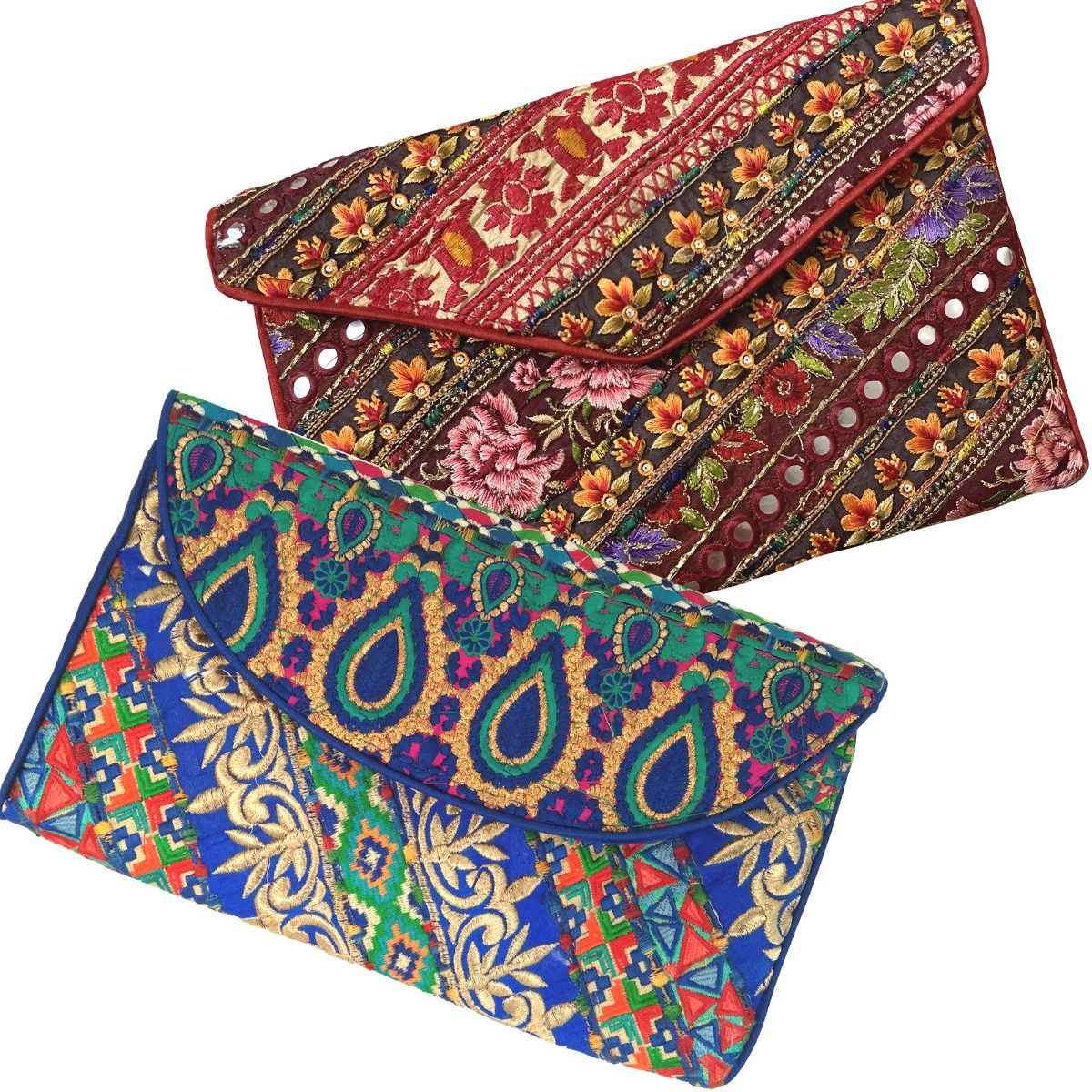 Beaded embroidered bag Assorted