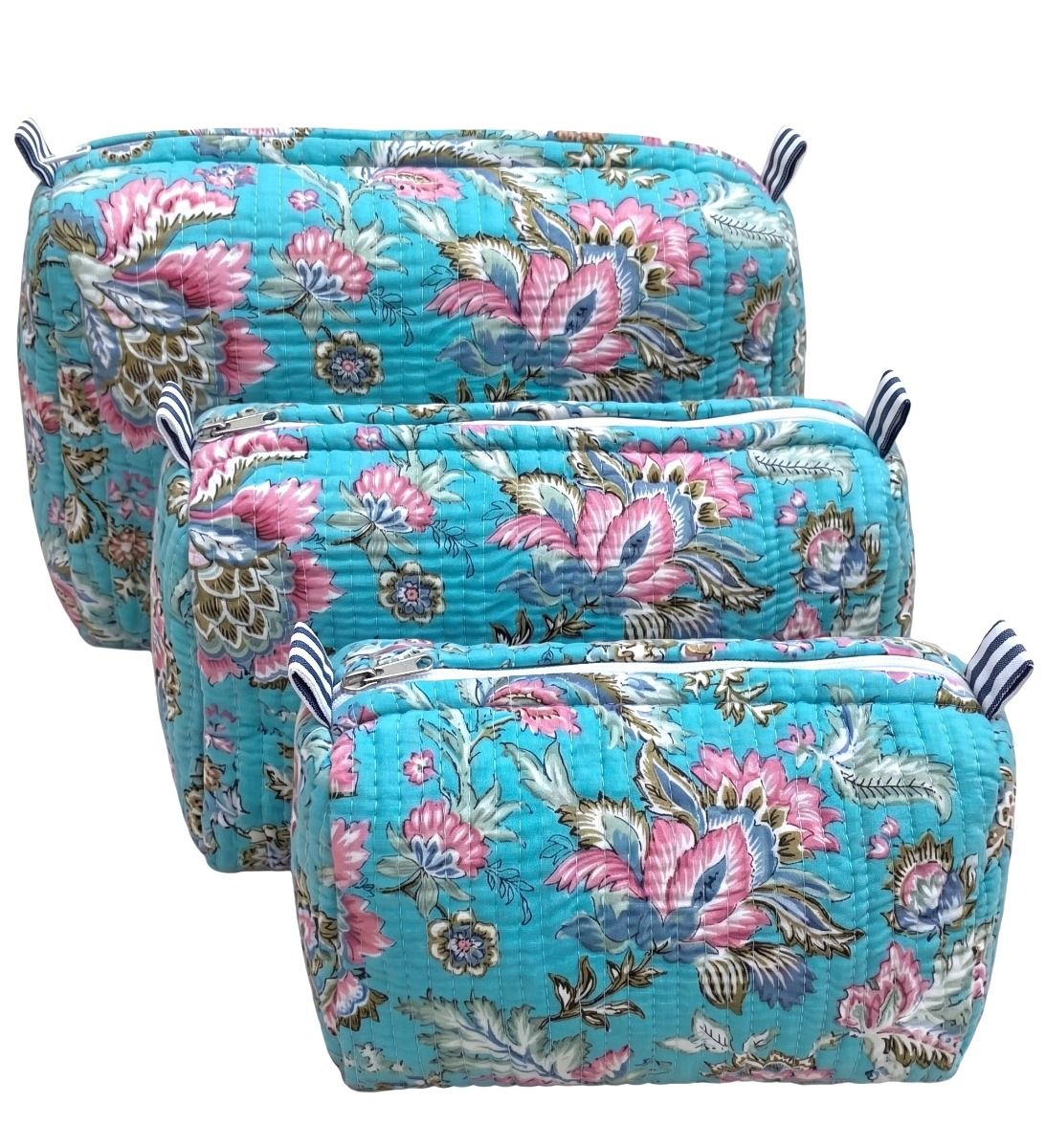 Bengal Bloom Kantha Trio Set