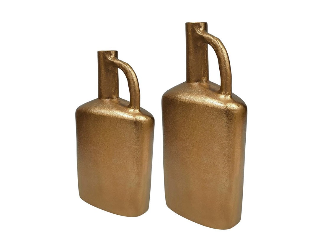 S/2 brass vases