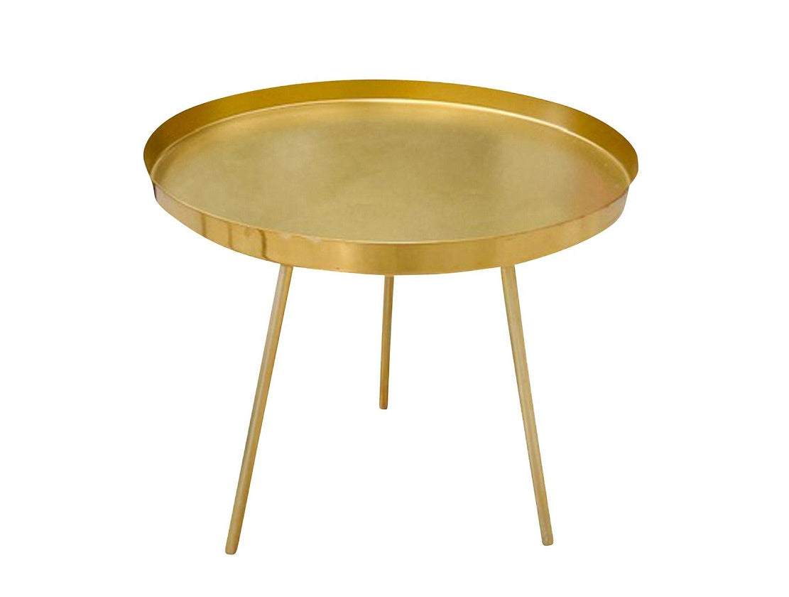 Gold powder brass table