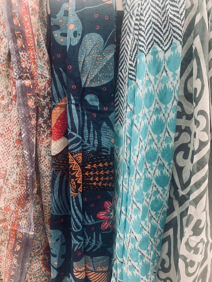 10 Beautiful Assorted Cotton Scarves