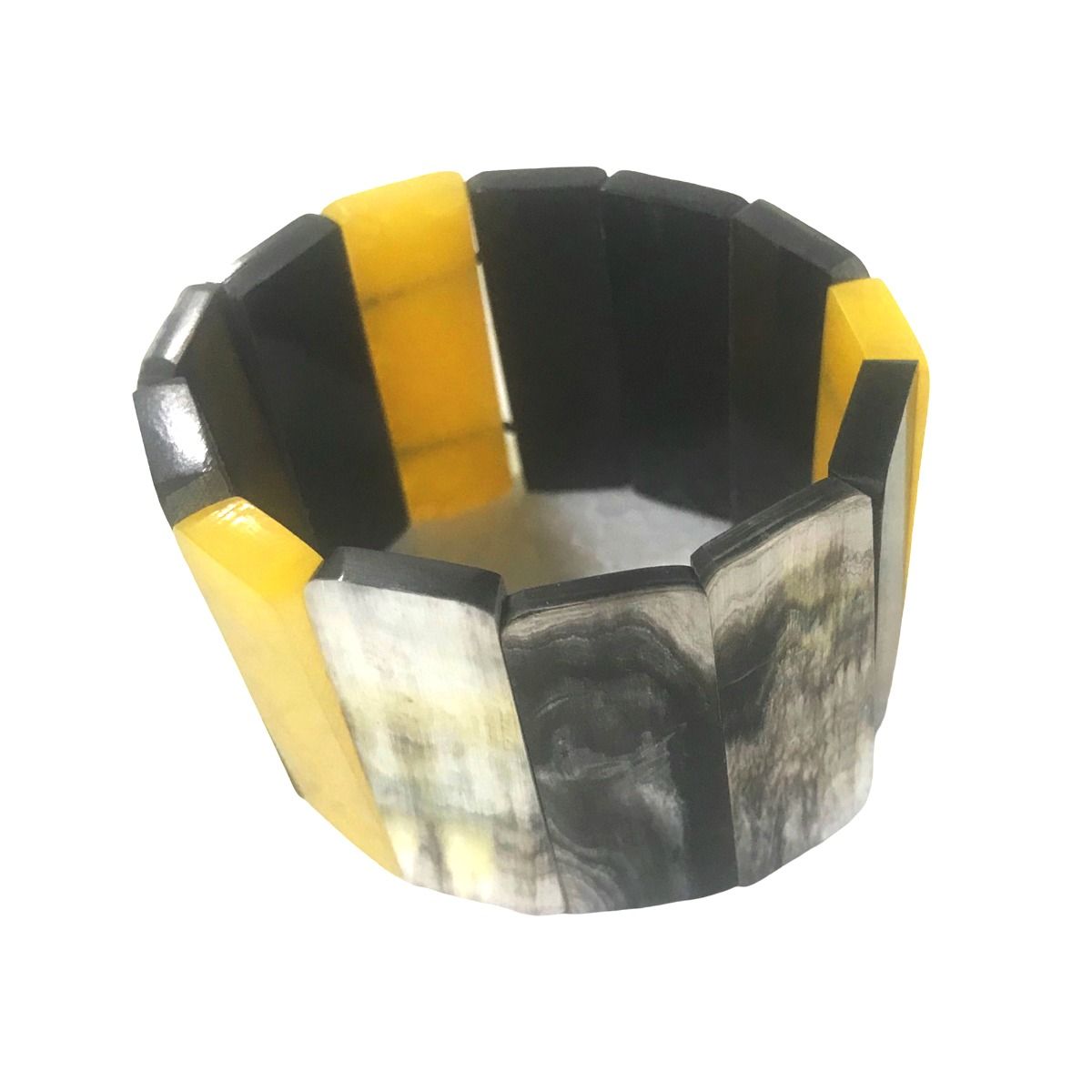 Resin and Horn Bracelet