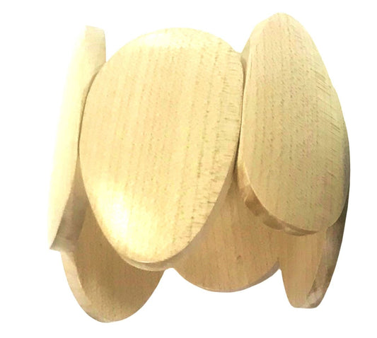 Chunky Natural Wooden Bracelet