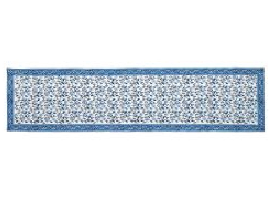 Blue & White Floral Table Runner