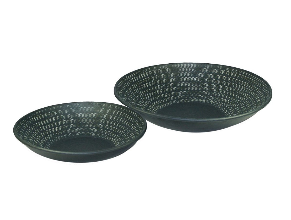Black Onyx Bowls S/2
