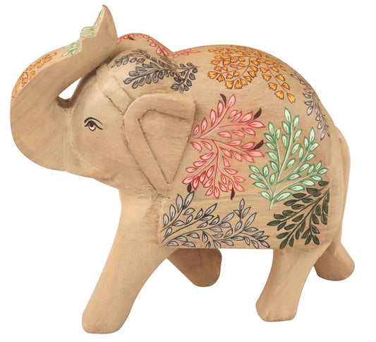 Hand Painted Wooden Elephant