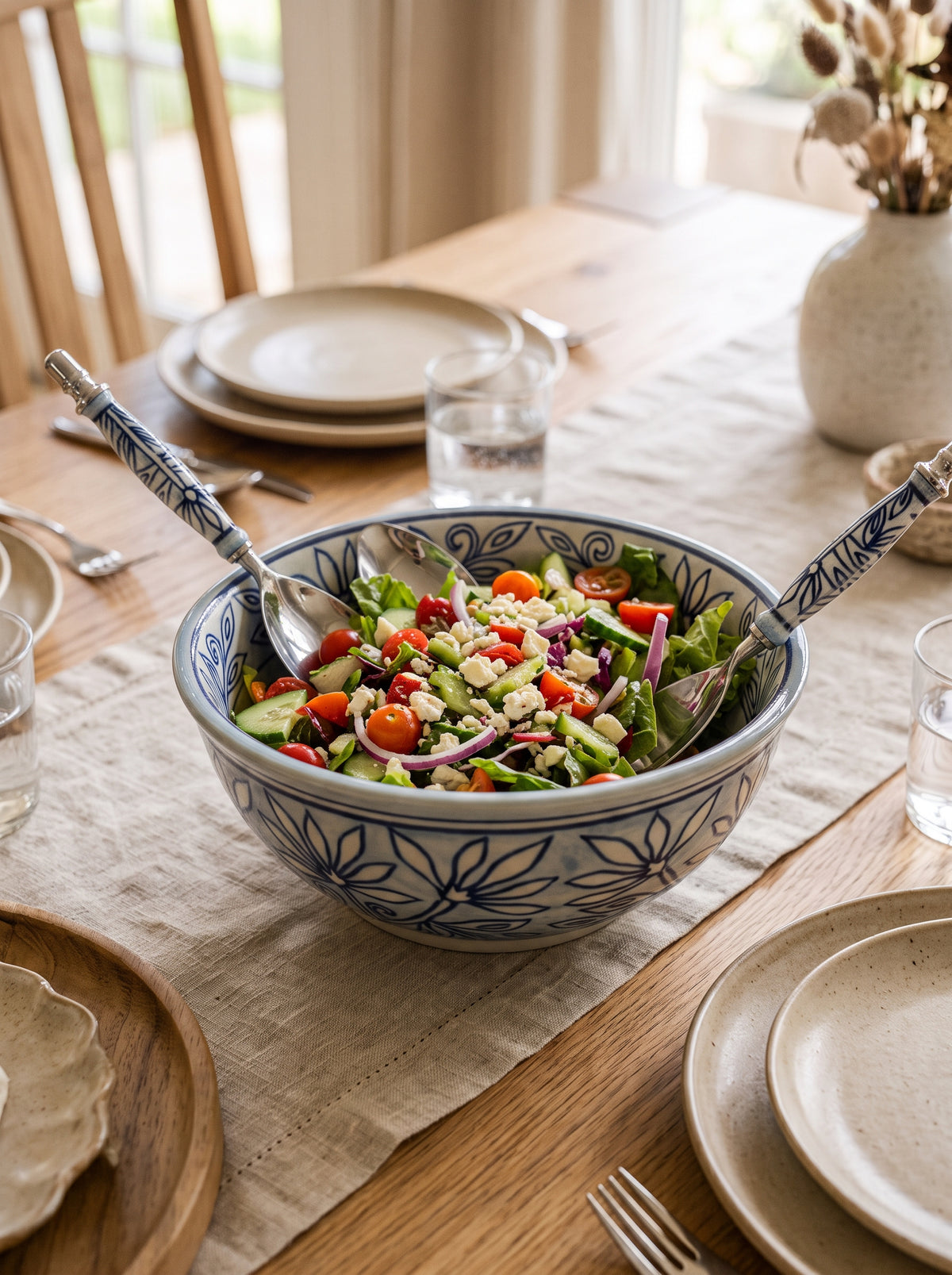 Talavera Oasis Salad Servers