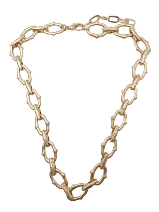 Gold Chain Link Necklace