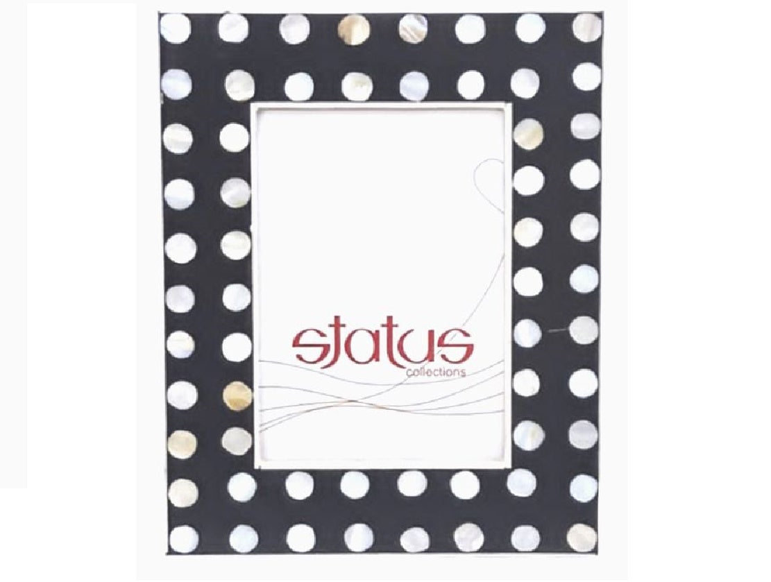 Small Polka Dot Bone Inlay Frame