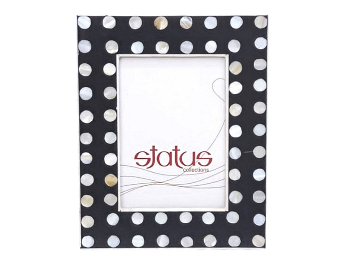 Large Polka Dot Bone Inlay Frame