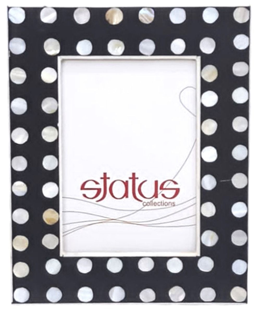 Large Polka Dot Bone Inlay Frame