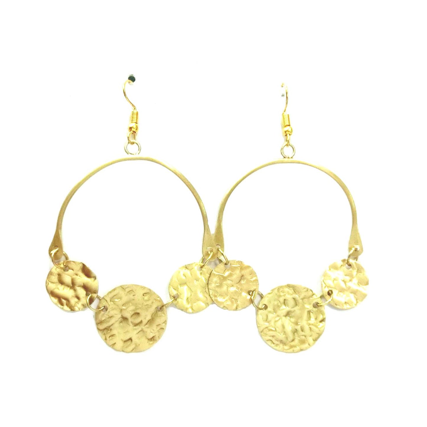 Coin Design beaten brass E/R