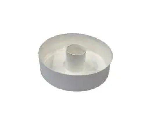 Simple Minimalistic White Candle Holders