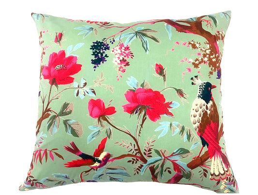 Serene Mint Rainforest Cushion