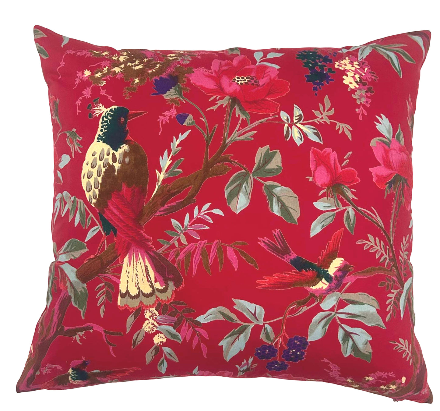 Venetian Red Rainforest Cushion