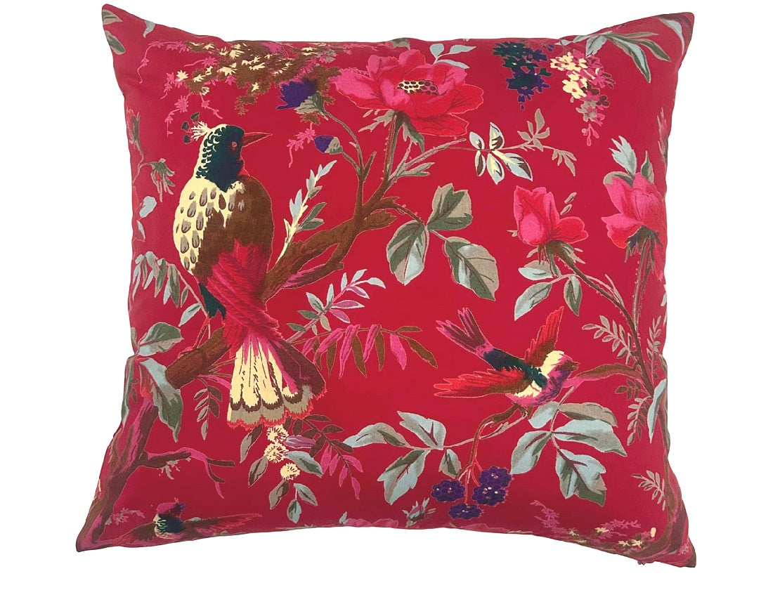 Venetian Red Rainforest Cushion