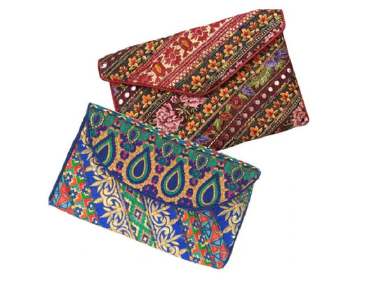 Beaded embroidered bag Assorted
