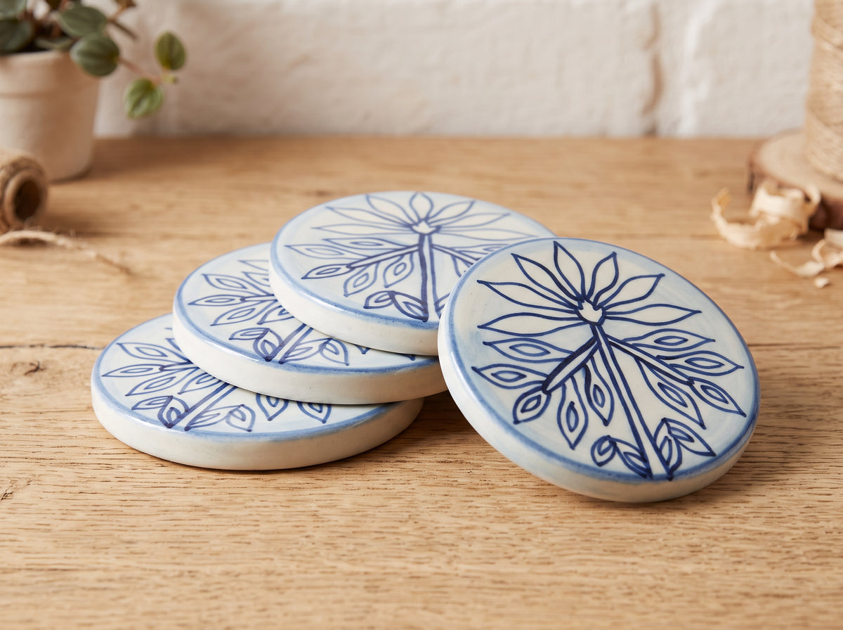 Talavera Oasis Coasters (Set of 4)