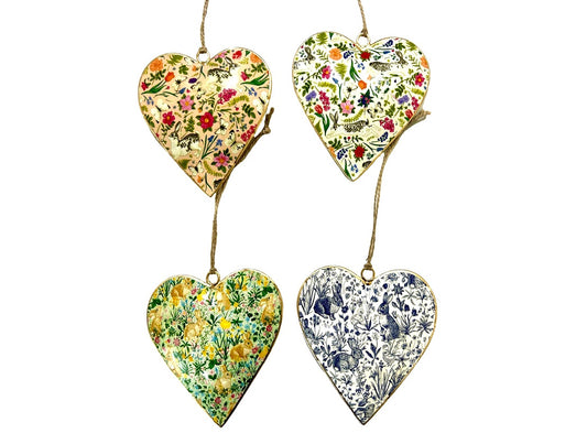 Toile & Spring Pastures Heart Set