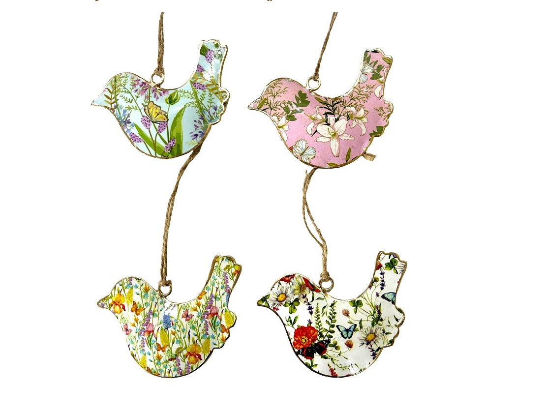 Wildflower & Butterfly Hanging Birds Set