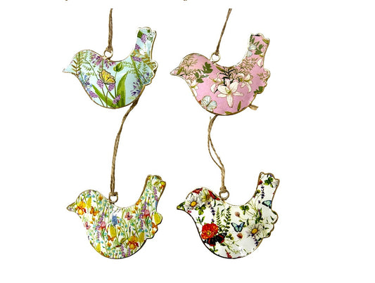 Wildflower & Butterfly Hanging Birds Set