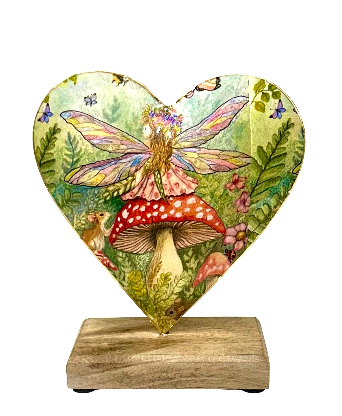 Woodland Fairy Heart Sculpture