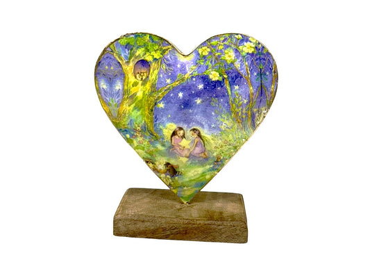 Twilight Fairy Heart Sculpture