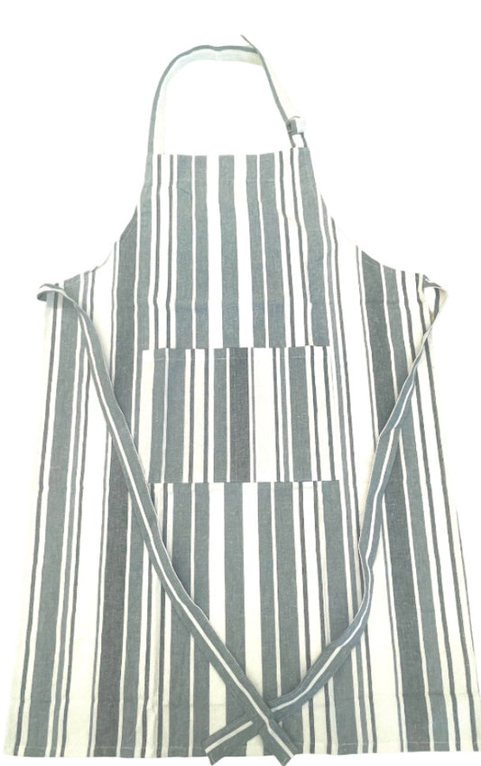 Blue Striped Apron