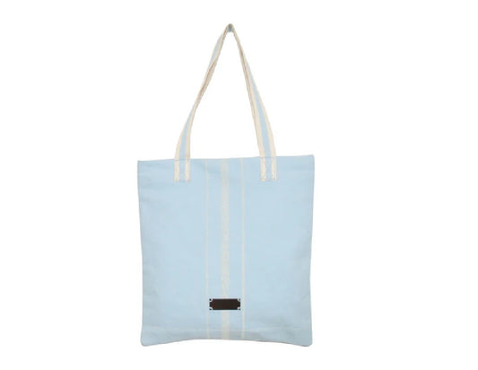 Pale Blue Cotton Carry Bag