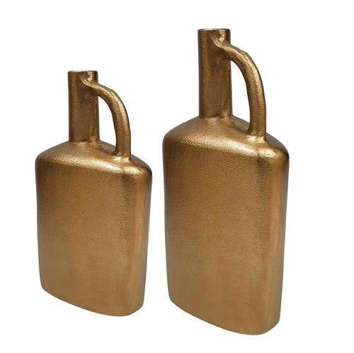 S/2 brass vases