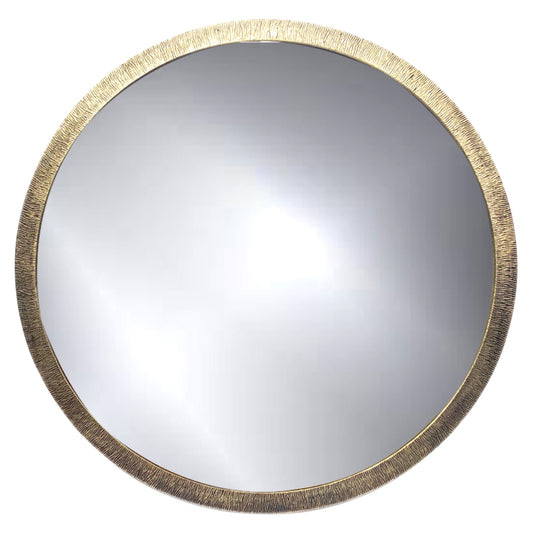 Gold Round Brass Mirror